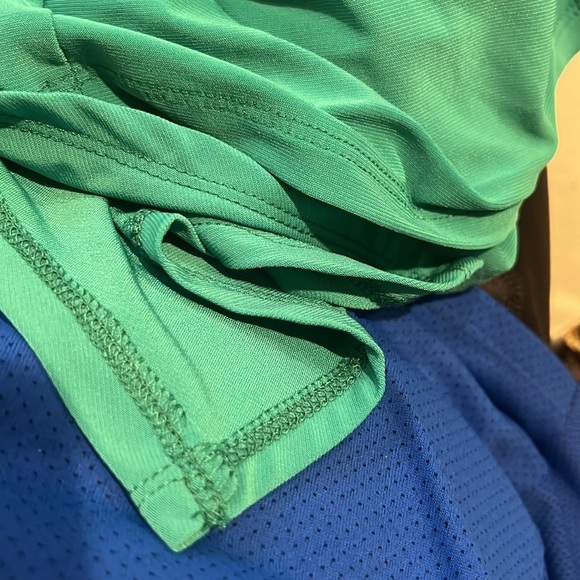 Venus Greenish Aqua Sleeveless Collared Wrap Dress Belted Size Small - Picture 5 of 7